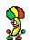 afro banana